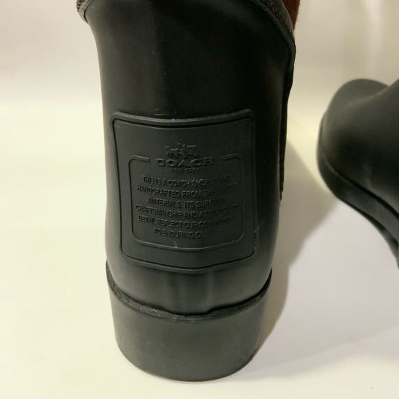 Coach Tristee Tall Waterproof Rain Boot - Picture 13 of 13